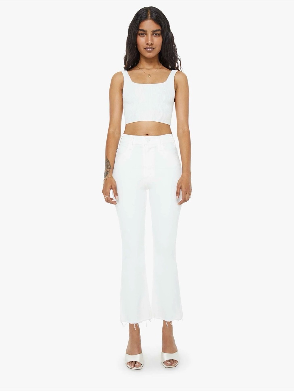Mother • PETITES The Lil Hustler Ankle Fray in size 24 NWOT